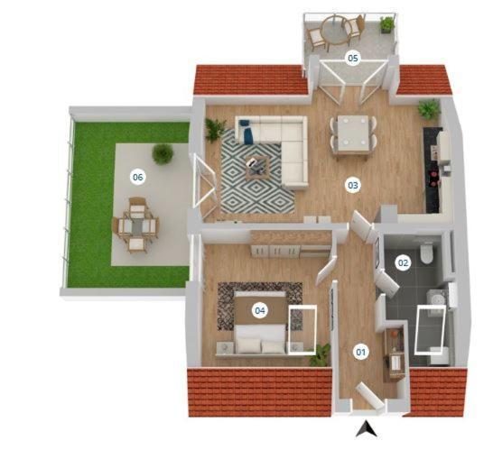 Traumhafte Neue Dachterrassenwohnung Am Soyener See Bagian luar foto